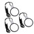 GOOHOCHY 3pcs Hanging Magnifying Glass Reading Magnifier Magnifying Glass Kids Portable Explore Magnifiers Illuminated Folding Magnifier Handheld Magnifying Glass Rope Child Desk Mini