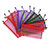 VALICLUD School 10pcs Zipper Folder File Folder Zipper File Holder File Organizer File Bag Storage Bag A4 Shoopati