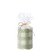Unscented Plaid Pillar Candles - Small Unscented Pillar Candle Green