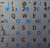 4Keyboard French QWERTY - English Notebook Non-Transparent Silver Keyboard Stickers