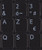 French AZERTY Replacement Keyboard Sticker for Computer Black
