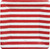 Caspari Red and White Stripe Square Paper Salad & Dessert Plates - Pack of 8