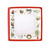 Caspari On the 12th of Christmas Day Square Paper Salad & Dessert Plates - Pack of 8