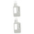 Alipis 2pcs laundry bottle fabric softener dispenser liquid containers lotion container liquid dispenser laundry holder hdpe bracket travel washing powder