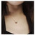 Aluinn Love Heart Necklace Personalized Valentines Pendant Necklace Gold Heart Necklace Chain for Women and Teen Girls (Gold)