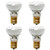 R39 E17 Replacement Light Bulb Motion Lamp 30 Watt Reflector Type (4 Pack)