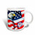 3dRose U.S. Coast Guard Magic Transforming Mug, 11-Ounce