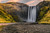 Skogafoss Waterfall Iceland Morning Sunrise Landscape Photo Photograph Cool Wall Decor Art Print Poster 24x16