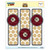 Harry Potter Hogwarts Express Tickets Set of 3 Glossy Laminated Bookmarks