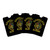 GRAPHICS & MORE Harry Potter Hogwarts Alumni Crest Credit Card RFID Blocker Holder Protector Wallet Purse Sleeves Set of 4