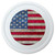GRAPHICS & MORE Rustic American Flag Wood Grain Design Novelty 9" Flying Disc
