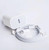 20W USB C Charger and Sync Cable Compatible with iPhone 15, iPad, Samsung, Google Pixel and More, 3ft Cable(White)
