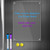 Clear Acrylic 12"x8" Magnetic Dry Erase Board for Fridge, Erasable Planner Schedule Board Calendar Whiteboard for Refrigerator with 2 Markers and 2 Magnets
