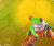 Colorful Tree Frog Thick Mouse Pad