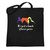 Pop Threads Its Just A Bunch of Hocus Pocus Funny Halloween Black 15x15 inches Large Canvas Tote Bag