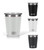 ADZ Tumbler Cup 8.5oz Stainless Steel Vacuum Insulated Tumbler Cup with Lid, Reusable Leak Proof BPA-Free Thermo Tumbler Cup (Smoke)
