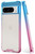 SALAWAT for Google Pixel 8 Pro Case, Clear Cute Gradient Slim Phone Case Cover Reinforced TPU Bumper Hard PC Back Shockproof Protective Case for Google Pixel 8 Pro 6.7 Inch 2023 (Blue Pink)