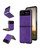Cresee Case for Motorola Razr 2023 (Not Fit Razr+) PU Vegan Leather Back & Hard PC Bumper Phone Case for Moto Razr 2023 - Purple