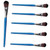 SEWACC 6pcs Art Paintbrush Paint Brushes Oil Brushes Brush for Painting Watercolor Drawing Brush Oil Paintbrush Nylon Brushes Watercolor Brush Wooden Student Painting Supplies Round Head