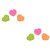 NUOBESTY 6 pcs Heart Shaped Notepad Sticky Notepad notepads Sticky Bookmark stickie Notes Heart stickies Notes Small Valentine Heart Notes Pink Notepad time memo Alien Modeling