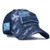 yeyimei Baseball Cap Low Profile American USA Flag Hat Adjustable Camo Mesh Unisex Caps (Navy Blue)