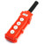 Mecion Rainproof 4 Ways Crane Pendant Control Station Hoist Crane Push Button Switch COB-62