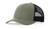Richardson 115 Low-Profile Classic Trucker Adjustable Snapback Hat| Mesh Back Cap (Loden/Black)