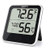 Indoor Humidity Temperature Monitor  Digital Hygrometer Humidity Meter with Temperature Humidity Gauge, Built-in Clock and Time Display for Temperature Humidity Measurement