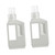 DOITOOL 2pcs Laundry Bottle Laundry Dispenser Bottle Fabric Softener Dispenser Laundry Container Travel Liquid Container Travel Laundry Soap for Sink Washing Bracket Hdpe Powder