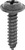 100 #6 X 3/4" Phillips Flat Top Washer Head Screws Black Oxide