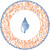 Caspari Shell Toile Disposable Dinner Plates in Coral & Blue for elegant & easy entertaining - 8 Per Package