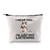 XYANFA Siberian Husky Makeup Bag Husky Gifts For Husky Lovers Husky Owner Gift Husky Dog Cosmetic Bag (JUST NOT LISTENING)