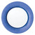 Caspari Linen Border Disposable Paper Dinner Plates in Blue II - 8 Per Package