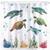 zpepe Sea Turtle Shower Curtain for Bathroom Ocean Beach Coastal Decorative Bath Curtain 72 x 72 Inches Polyester Fabric Waterproof Bathroom Curtains with 12 Hooks(04)