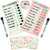 2 Pcs Dry-Erase Chore Chart for Kids Multiple Kids with 2-Erasable Markers and 100+Stickers, Sliding Routine Chores Chart for Kids and Adults, My Chores Checklist Task Board, to do List Memo Board