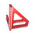 45/90 Degree Aluminum Alloy Miter Triangle Ruler, 3D Multi-Angle Measuring Ruler, Woodworking Square Protractor Miter Triangle Ruler Layout Measuring Tool for Engineer Carpenter(Red)
