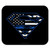 Superman Thin Blue Line Flag Shield Logo Low Profile Thin Mouse Pad Mousepad