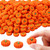120 Pcs Pumpkin Erasers Bulk Fall Mini Erasers Novelty Party Pencil 3D Eraser Halloween Pumpkin Rubber Cement Eraser Party Favor Stationery for Children Students Teacher Rewarding Gift