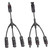 Goupchn Y Branch Solar Connectors Solar Panel Parallel Adapter 1 Pair 1 to 3 Splitter Solar Cable Wire Plug Tool Kit for Solar Panel