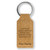 LaserGram Rectangle Keychain, Bible Verse Philippians 4-13, Personalized Engraving Included (Cork)
