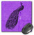 3dRose LLC 8 x 8 x 0.25 Inches Mouse Pad, Purple Peacock Vintage Inspired Art (mp_63545_1)