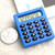 4PCS Calculator, Mini Cute Basic Standard Calculators Electric Digital Desktop Calculator with 8-Digit for Home Office School,Blue