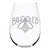 Buzzed bee stemless wine glass, 17 oz. Buzzed bee stemless wine glass, 17 oz.
