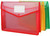 Liora Envelope Folder,Transparent Poly-Plastic A4 Documents File Storage Bag with Snap Button/Certificate File Holder/Document Folder for Certificates A4 Size/Brief Bag for Document (3)