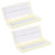 UKCOCO 2pcs Slide Box Microscope with Slides Microscope Accessories Slides for Microscope Kids preloaded Slides for Kids Microscope Slide Storage System Multi abs Specimen Wooden Child