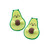 Fun Express Avocado Erasers - Stationery - 24 Pieces