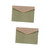 Tofficu 2pcs Document Bag Document Briefcase Document Organizer File Folders Office File Folder Document Holder Material Paper A5