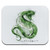 Harry Potter Slytherin Watercolor Crest Low Profile Thin Mouse Pad Mousepad