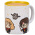 Harry Potter Chibi Ceramic Coffee Mug - Harry, Hermione and Ron Chibi Design - 11 oz