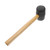 Angoily Rubber Hammer Hand Tools Rubber Head Hammer Mallet with Handle Double-faced Rubber Mallet Rubber Head Mallet Hand Mallet Hammer with Handle Hand Hammer Manual Wood